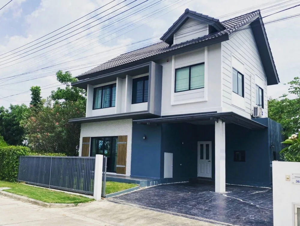 ให้เช่าบ้านเดี่ยว หมู่บ้านวราบดินทร์ รังสิตคลอง 3 หลังมุม วิวทะเลสาบ ตกแต่งครบ