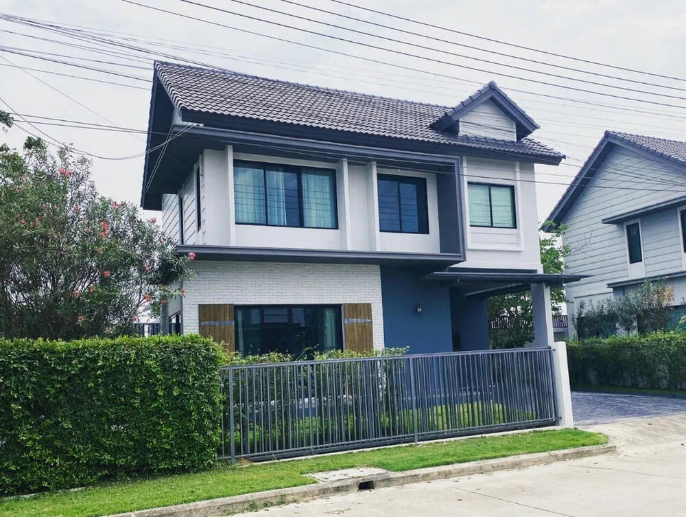 หมู่บ้านวราบดินทร์ รังสิตคลอง 3 เนื้อที่ 60 ตร.วา 3 นอน 3 น้ำ หลังมุมติดสวน วิวทะเลสาบ ตกแต่งครบ รูปที่ 2