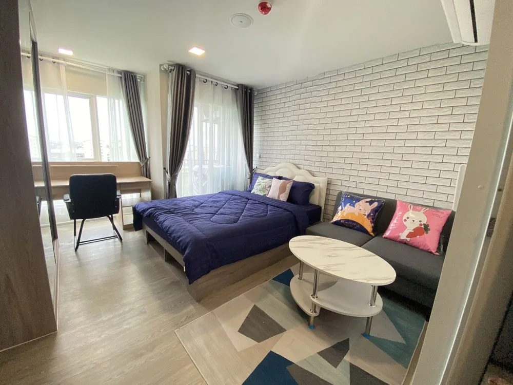 ให้เช่าคอนโด Condo Kavetown Island รังสิต ติดมหาวิทยาลัยกรุงเทพ ห้องใหม่ พร้อมอยู่