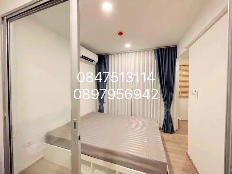 ให้เช่าคอนโด เดอะคิทท์ รังสิต ติวานนท์ ใกล้สวนอุตสาหกรรมบางกะดี ราคา 6,500 บาท